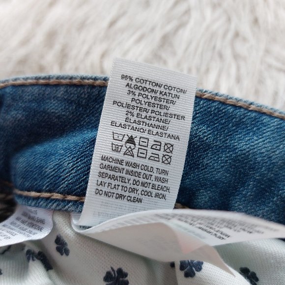 Lucky Brand Women's Plus Size Hayden Straight High Rise Slim Fit Denim Jeans 24W - Picture 8 of 16